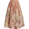 ZIMMERMANN pink floral skirt - Saias - 