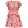 ZIMMERMANN pink frilled mini dress - Obleke - 