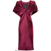 Zac Posen Cape-Effect Duchess Satin Dres - Obleke - 