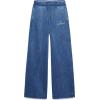 Zara Washed Effect Text Detail Sweatpant - Capri hlače - 