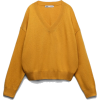 Zara join life yellow  v-neck jumper - Pullovers - 