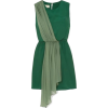 Zeus+Dione green drape silk dress - 连衣裙 - 