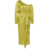 Zeynep Arçay Cold-Shoulder Ruffled Silk- - Dresses - 