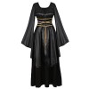 Zhitunemi Women's Halloween Cosplay Costume Renaissance Medieval Irish Over Lolita Dress Victorian Retro Gown Role - Accessories - $40.99 