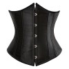 Zhitunemi Women's Lace Up Boned Jacquard Brocade Waist Training Underbust Corset Corset - Underwear - $20.99  ~ £15.95