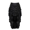 Zhitunemi Women's Steampunk Skirt Ruffle High Low Outfits Gothic Plus Size Pirate Dressing - Underwear - $30.99 