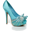 Zigi Light Blue Supreme Heels - Platformy - 