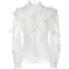 Zimmermann Appliquéd Cotton Blouse - Long sleeves shirts - 