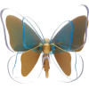 Zimmermann Butterfly Gold-Plated Resin E - Naušnice - 