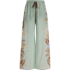 Zimmermann Coco Silk Wide Leg Pants - Capri & Cropped - 