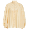 Zimmermann Ladybeetle Spliced Blouse - Рубашки - длинные - 