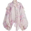 Zimmermann Ruffled Floral Tieneck Shirt - Shirts - 