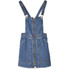 Zip-up denim pinafore dress - Haljine - £29.99  ~ 33.89€