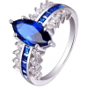 Кольцо с обручальным кольцом из белого з - Rings - 