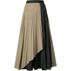 Юбка черно-серая плиссе - Skirts - 