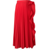 Юбка красная плиссе - Skirts - 