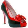 Туфли черно-красные - Scarpe classiche - 