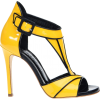 Босоножки желто-черные - Klassische Schuhe - 