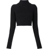 черный короткий пуловер - Items - 