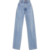 голубые широкие джинсы - Предметы - 