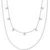 Серебряное двухъярусное колье - Necklaces - $35.05 
