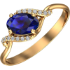 Золотое кольцо Цвет настроения – синий - Rings - $102.83  ~ £78.15