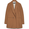 Шерстяной двубортный пиджак - Marynarki - 
