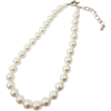 マジョルカパール12mm玉プリンセスネックレス/Lホワイト - Necklaces - ¥8,190  ~ $72.77