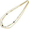 ウンゲルヴィンテージ２連ネックレス/グリーン - Necklaces - ¥6,825  ~ $60.64