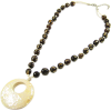 ココナッツビーズネックレス - Ожерелья - ¥5,250  ~ 40.06€