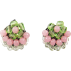ビーズイヤリング/ピンク - Earrings - ¥6,090  ~ £41.12