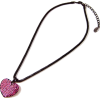 クリスタルハートネックレス/ピンク - Biżuteria - ¥5,880  ~ 44.87€