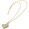 クリスタルハートネックレス/ゴールド - Jewelry - ¥11,550  ~ £77.99