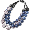 アクリル３連ネックレス/ブルー - Biżuteria - ¥39,900  ~ 304.49€