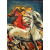 abstract horse painting Sheila Hendricks - Ilustracije - 