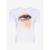 Adam Selman, Eye, Tee, White - T-shirts - 