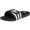 adidas Men's Adissage Sandal Black/Black/White - Sandals - $22.22 