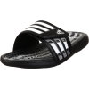adidas Men's Calissage Slide Black/White/Metallic Silver - サンダル - $30.00  ~ ¥3,376