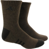 adidas Men's Casuals Half Crew Core Sock (2-Pack) Dark Khaki Marled/Brown/Dark KhakiSize: One Size - Underwear - $12.00 