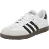 adidas Samba Classic Leather Soccer Shoe (Toddler/Little Kid/Big Kid) Run White/Black/Run White - Sneakers - $37.98 