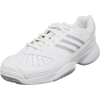 adidas Women's Ambition Stripes Vi W Tennis Shoe Running White/Metallic Silver/Electricity - Tênis - $30.25  ~ 25.98€