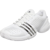 adidas Women's Barricade Adilibria London Ltd. Tennis Shoe White/Black Metallic Silver/Black - Sneakers - $99.99 