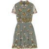 Valentino Embroidered Tulle Mini Dress - Vestidos - 