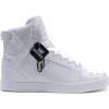 All White Supra Skytop Patent  - Klasične cipele - 