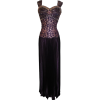 Beaded Long Gown - Dresses - $192.99 