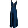 Beaded Satin Formal Gown - Dresses - $121.99 