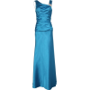 Cowl-Back Satin Long Gown - Kleider - $89.99  ~ 77.29€