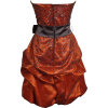 Satin Strapless Bubble Dress - Dresses - $97.99 