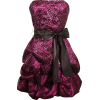 Strapless Bubble Dress (Front) - Dresses - $97.99 