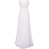 Strapless Chiffon Goddess Gown - Dresses - $177.99  ~ £135.27